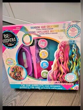 Be Inspired Rainbow Hair Creations Kids Hair Dye Kit - New In Box